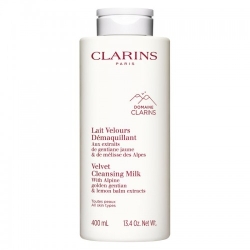 Clarins Lait Velours Demaquillant - Latte Detergente Viso Occhie  Labbra 400 Ml