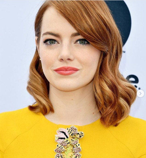 emma stone capelli rossi