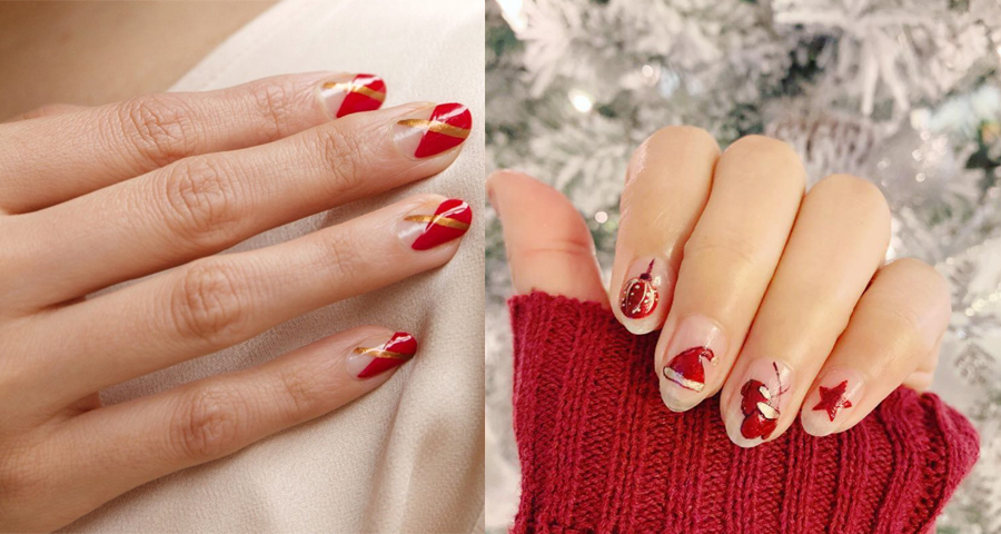 nail art natalizia nail art natalizia